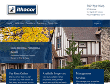 Tablet Screenshot of ithacor.com